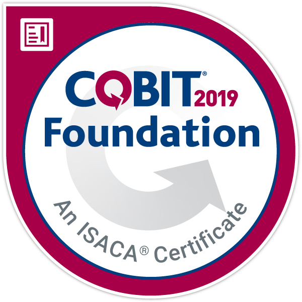 COBIT 2019 Foundation Certificate, ISACA