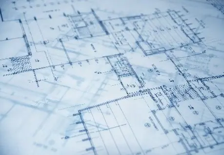 Structural blueprint detail